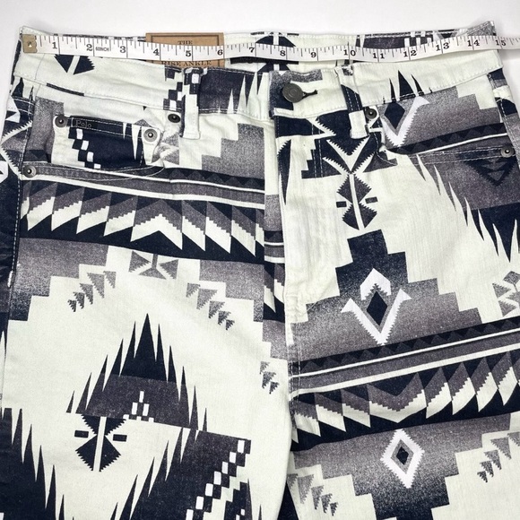 Polo Ralph Lauren Tompkins Skinny Aztec Navajo Print Jeans Sz 28 - Picture 10 of 12